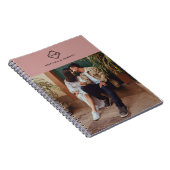 Carnet Monogramme Ajoutez Votre Propre Bloc De Couleur De (Côté Droit)