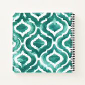 Carnet Monogramme | Aquamarine Motif IV (Dos)