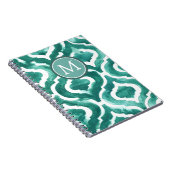 Carnet Monogramme | Aquamarine Motif IV (Côté Droit)