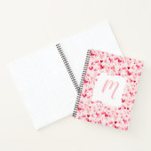 Carnet Monogramme aquarelle fantaisiste pour la Saint-Val (Intérieur)