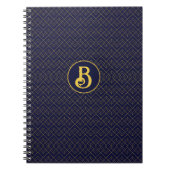 Carnet Monogramme Art déco (Devant)