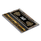 Carnet Monogramme baroque français de Cheveen (Côté Droit)