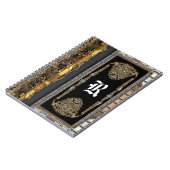 Carnet Monogramme baroque français de Cheveen (Côté gauche)