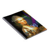 Carnet Monogramme baroque français de dauphin (Côté Droit)