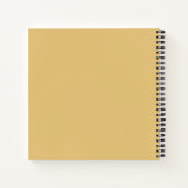 Carnet Monogramme blanc Motivation initiale Noir Or (Dos)