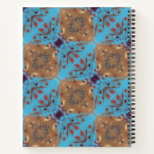 Carnet Monogramme bleu et bronze (Dos)