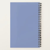 Carnet Monogramme bleu et nom (Verso)