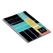 Carnet Monogramme | Blocs géométriques (Côté Droit)