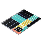 Carnet Monogramme | Blocs géométriques (Côté gauche)