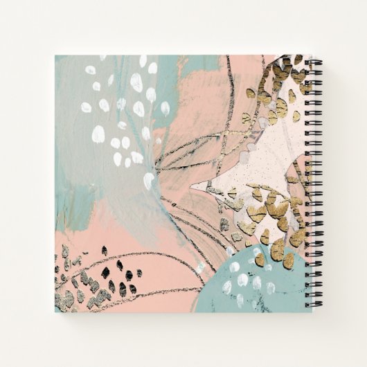 Carnet Monogramme | Blush & Gold I (Dos)