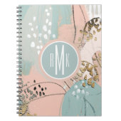Carnet Monogramme | Blush & Gold I (Devant)