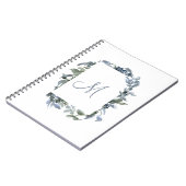 Carnet Monogramme botanique (Côté gauche)