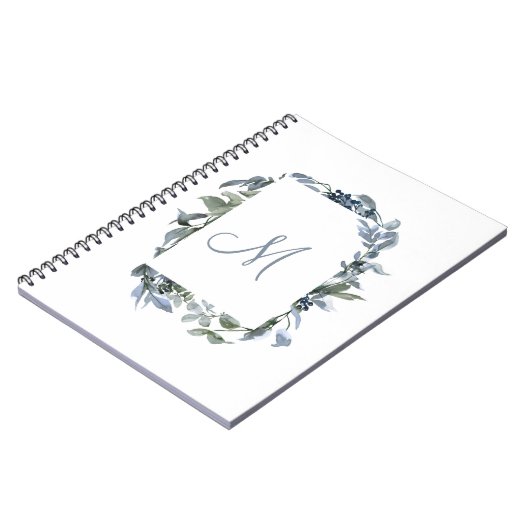 Carnet Monogramme botanique (Côté gauche)