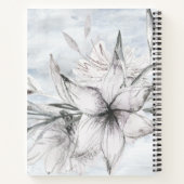 Carnet monogramme botanique de pochoir rustique (Dos)