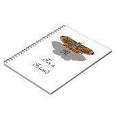 Carnet Monogramme Brahmin Moth (Côté gauche)