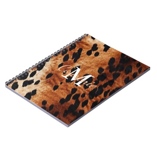Carnet Monogramme Brown de vache (Côté gauche)