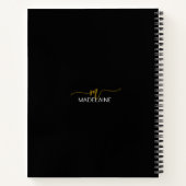 Carnet Monogramme Brown noir (Dos)