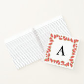 Carnet Monogramme Carré de pastèque (Intérieur)