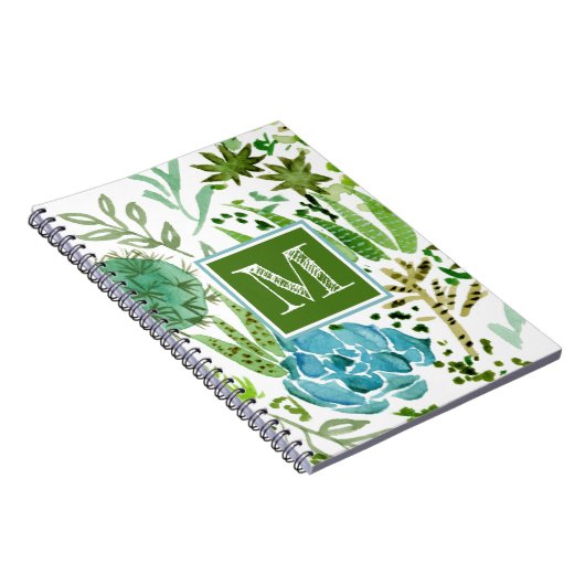 Carnet Monogramme | Champ I Succulent (Côté Droit)