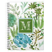 Carnet Monogramme | Champ I Succulent (Devant)