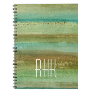 Carnet Monogramme Champs au printemps I