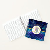 Carnet Monogramme Cheval de mer Unicorne Balances de sirè (Intérieur)