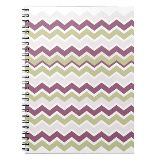 Carnet Monogramme Chevron Brick (Devant)