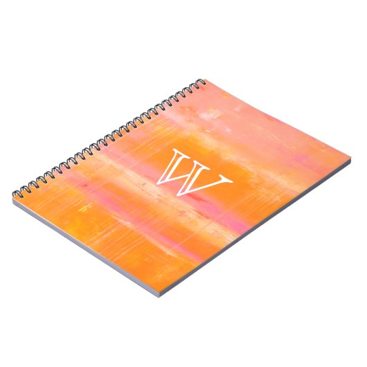 Carnet Monogramme | Ciel des Caraïbes (Côté gauche)