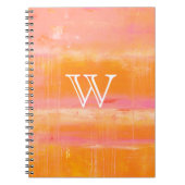 Carnet Monogramme | Ciel des Caraïbes (Devant)