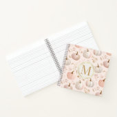 Carnet Monogramme Citrouille Pastel - Initiale Personnali (Intérieur)