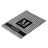Carnet Monogramme classique noir et blanc (Côté gauche)