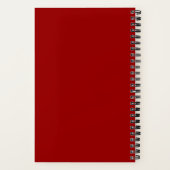 Carnet Monogramme Classique Rouge Cramoisi (Verso)