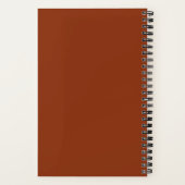 Carnet Monogramme Classique Terracotta (Verso)