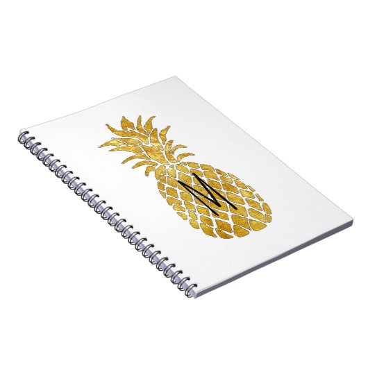 Carnet monogramme d'ananas (Côté Droit)