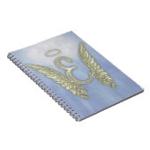 Carnet Monogramme d'ange de la lettre E (Côté Droit)