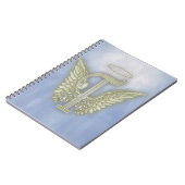 Carnet Monogramme d'ange de la lettre T (Côté gauche)