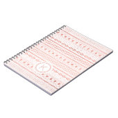 Carnet Monogramme de bande (Côté gauche)