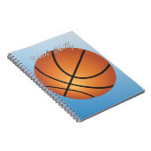 Carnet Monogramme de basket-ball (Côté Droit)