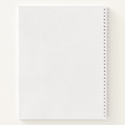 Carnet Monogramme de calligraphie à papillon bleu chic (Dos)