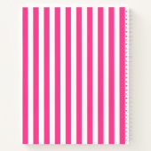 Carnet Monogramme de cerises roses (Dos)