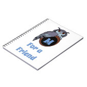 Carnet Monogramme de la goutte d'effroi (Côté gauche)