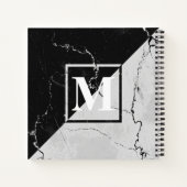 Carnet Monogramme de marbre (Dos)