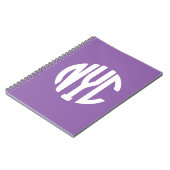 Carnet monogramme de New York (Côté gauche)