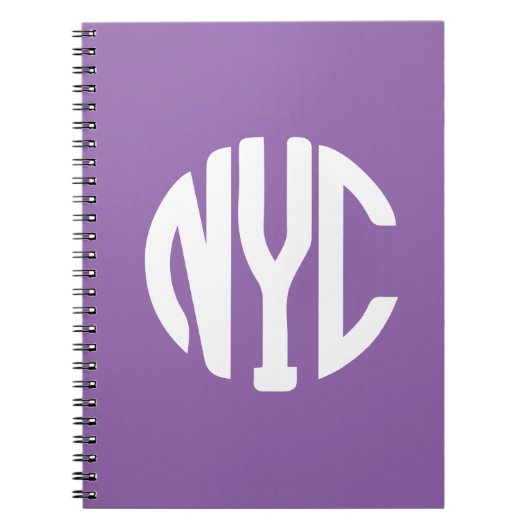 Carnet monogramme de New York (Devant)