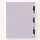Carnet monogramme de nom de script moderne (Dos)