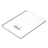 Carnet Monogramme de nom personnalisé (Côté gauche)