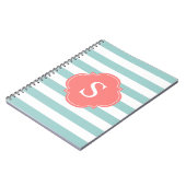 Carnet Monogramme de pinces et de coraux (Côté gauche)