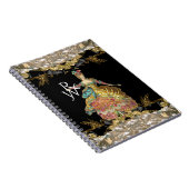 Carnet Monogramme de rococos de Salon de Liquid French (Côté Droit)