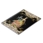 Carnet Monogramme de rococos de Salon de Liquid French (Côté gauche)