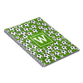 Carnet monogramme de soccer (Côté Droit)